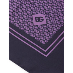 Dolce & Gabbana Paarse Zijden Pochet