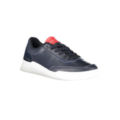 Tommy Hilfiger – Blaue Leder-Sneaker für Herren