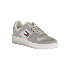 Tommy Hilfiger Grau Leder Herren Sneaker