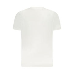 Cavalli Class White Cotton Men T-Shirt