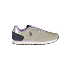 U.S. POLO ASSN. Argento Polyester Damessneaker
