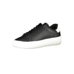 Tommy Hilfiger Zwarte Polyurethaan Herensneaker