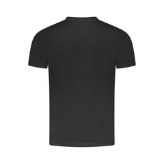 Cavalli Class Black Cotton Men T-Shirt