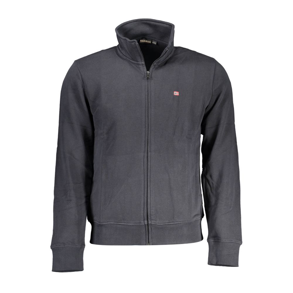 Napapijri Schwarzes Herren-Sweatshirt aus Baumwolle