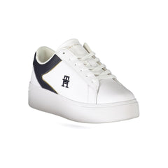 Tommy Hilfiger Bianco Damen Sneaker aus Polyurethan