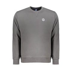 North Sails Gray Cotton Men Sweater