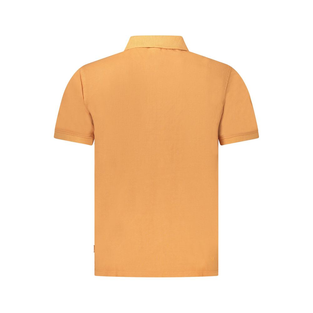 Pepe Jeans Arancione Herren Poloshirt aus Baumwolle