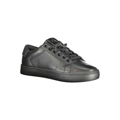 Calvin Klein Zwarte Polyurethaan Herensneaker