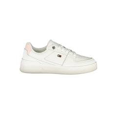 Tommy Hilfiger – Weiße Leder-Sneaker für Damen