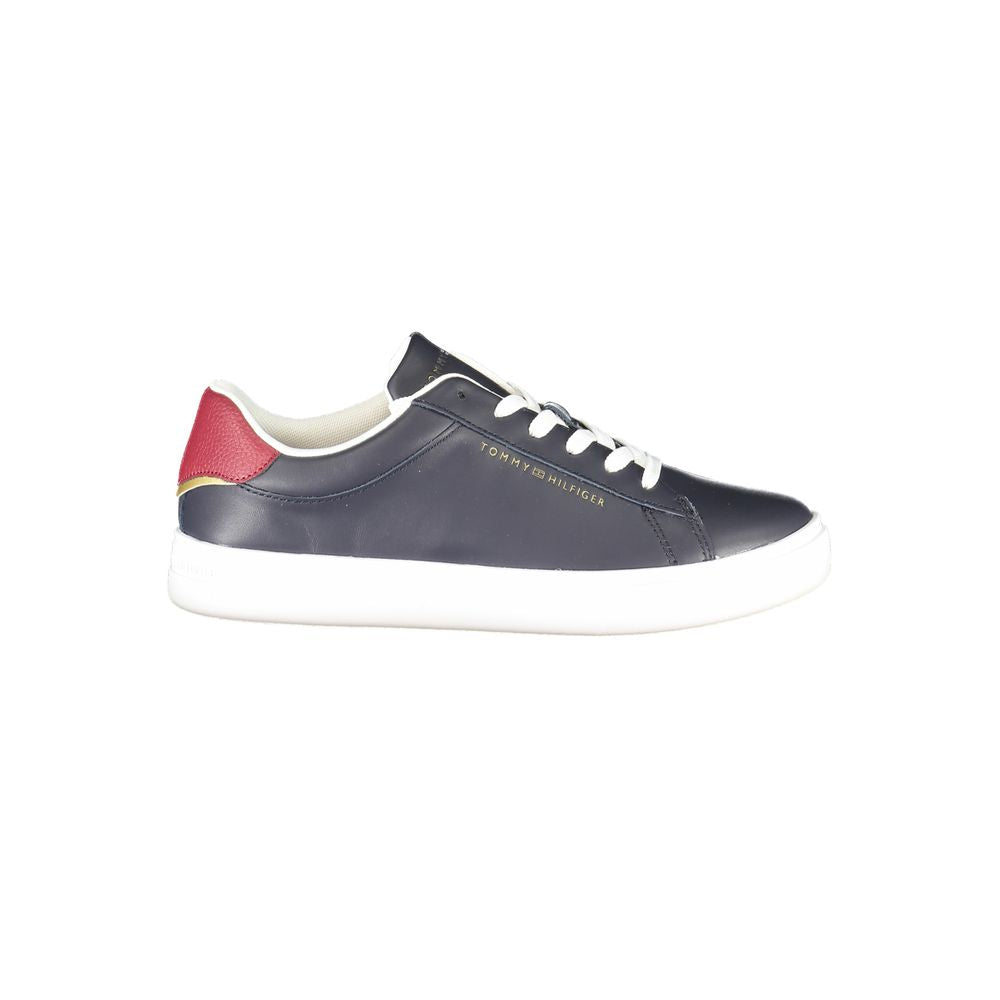 Tommy Hilfiger Blaue Polyurethan Damen-Sneaker
