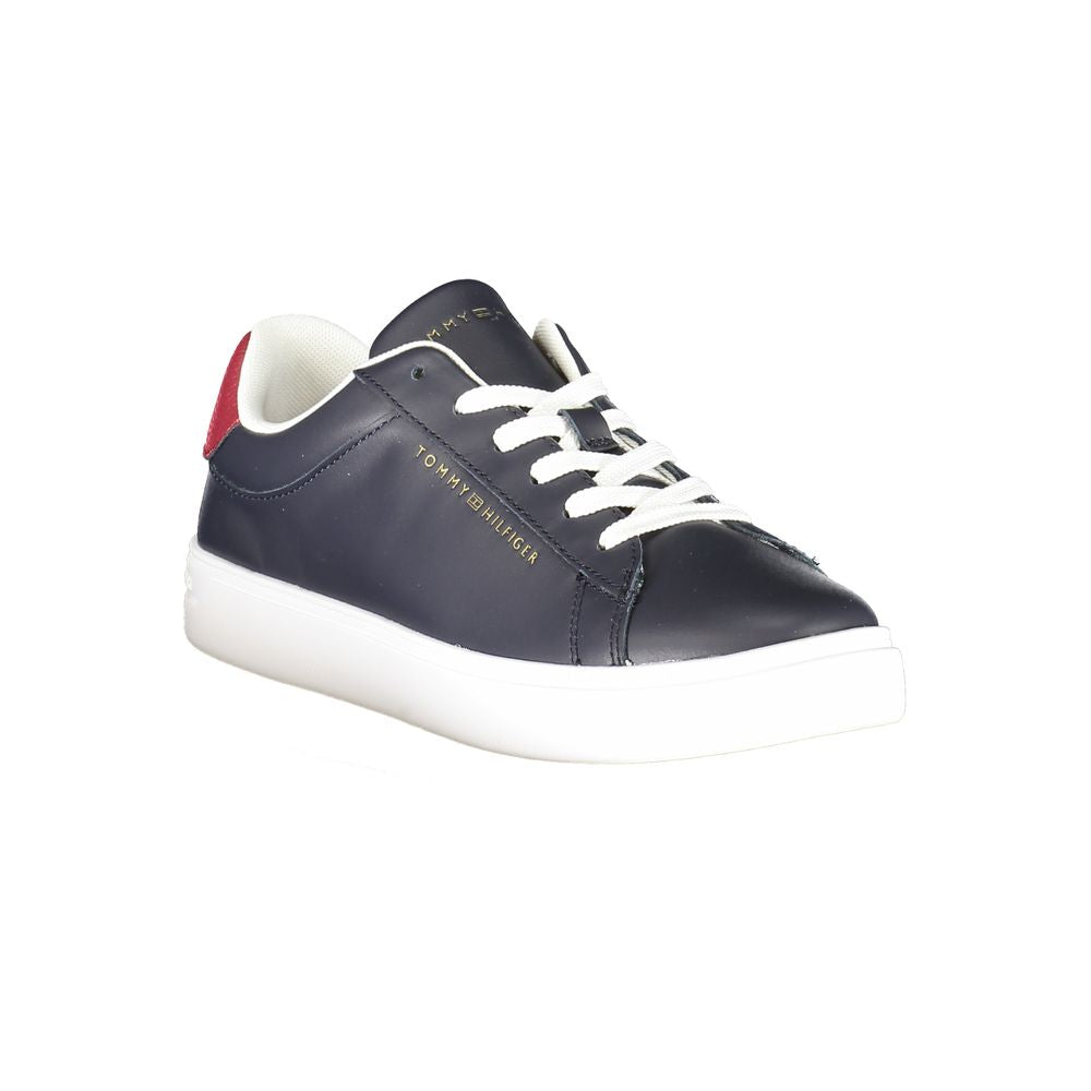 Tommy Hilfiger Blaue Polyurethan Damen-Sneaker