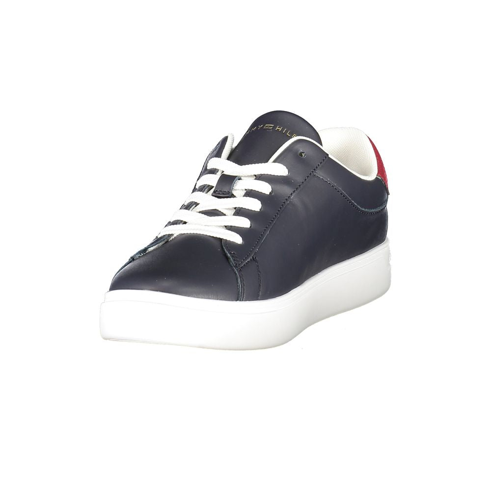 Tommy Hilfiger Blaue Polyurethan Damen-Sneaker