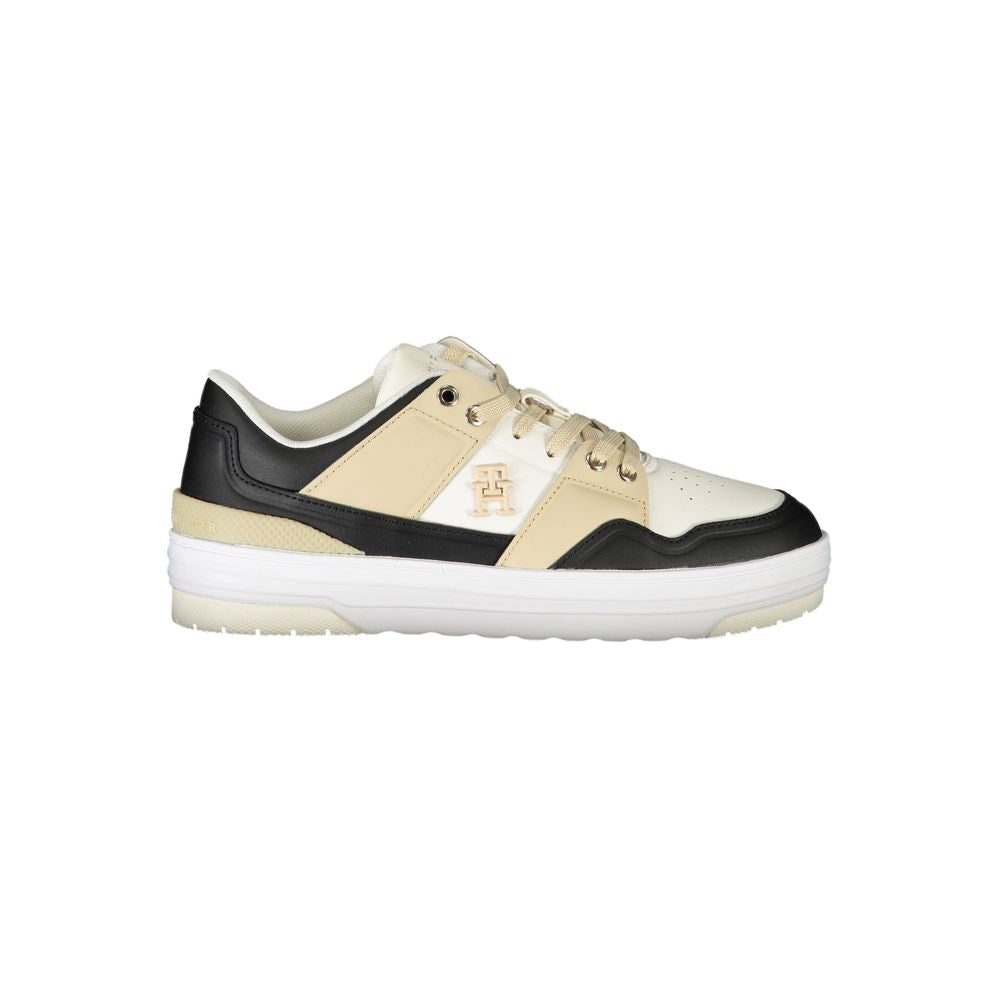 Tommy Hilfiger Damen Sneaker aus weißem Leder