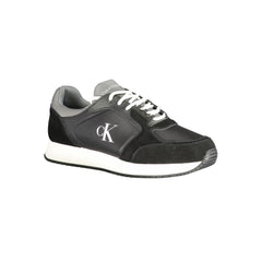 Calvin Klein Black Leather Men Sneaker
