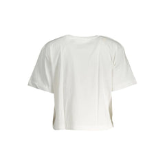 Desigual Damen-T-Shirt aus weißer Baumwolle