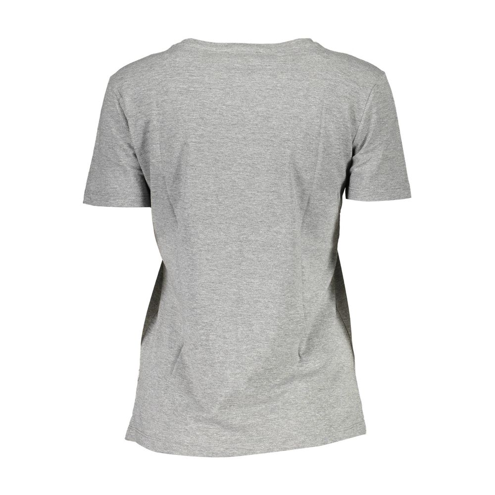 Guess Jeans Graues Baumwoll Damen-T-Shirt