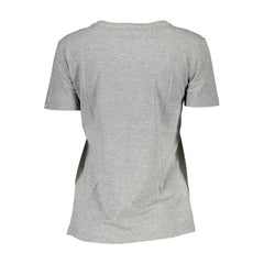 Guess Jeans Graues Baumwoll Damen-T-Shirt