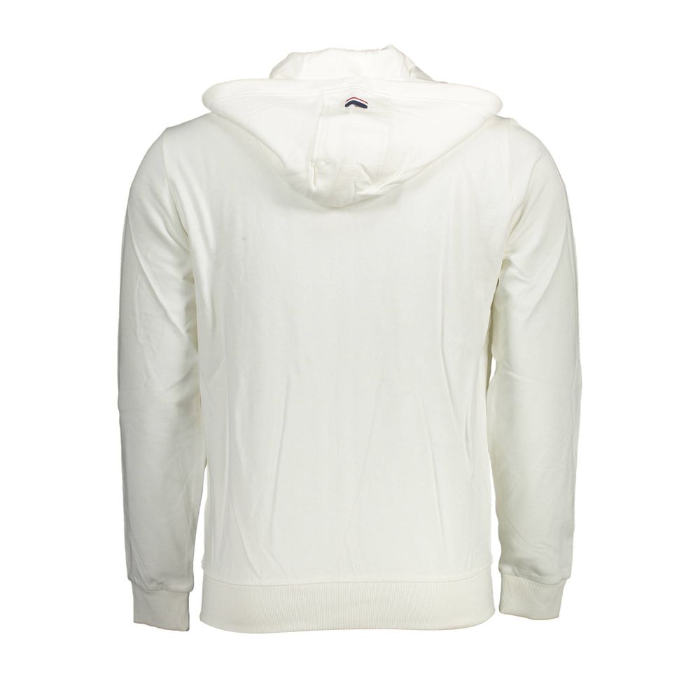 U.S. POLO ASSN. Weißer Baumwoll-Herren-Kapuzenpullover