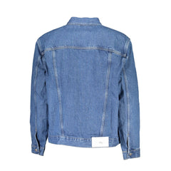 Calvin Klein blauwe katoenen herenjas