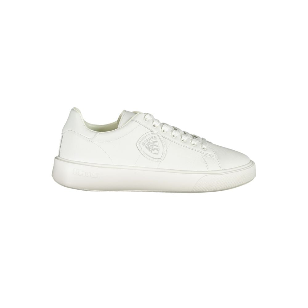 Blauer White Polyurethan Herren Sneaker