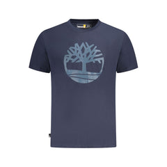 Timberland Blue Cotton T-Shirt