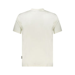 Napapijri White Cotton Men T-Shirt
