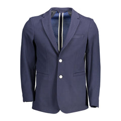 Gant Blue Cotton Men Jacket