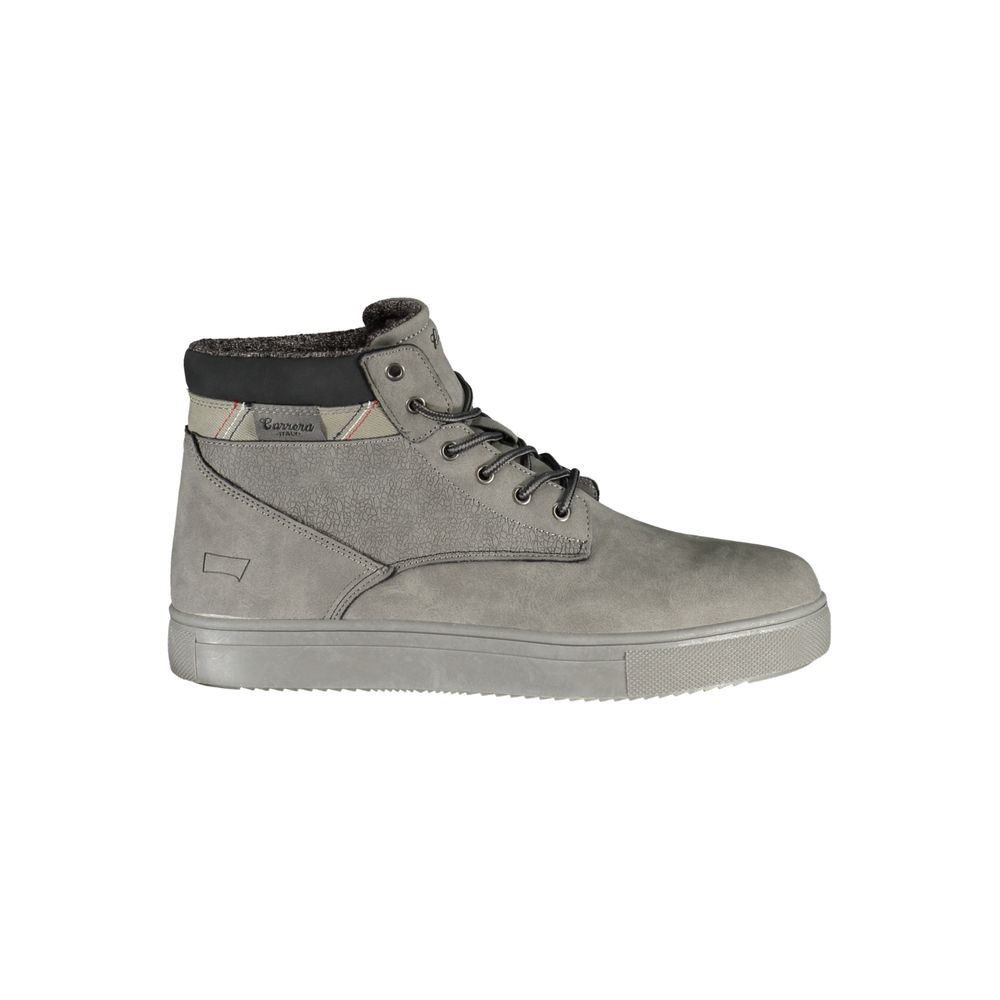 Carrera Grey Polyurethan Herren-Stiefelette