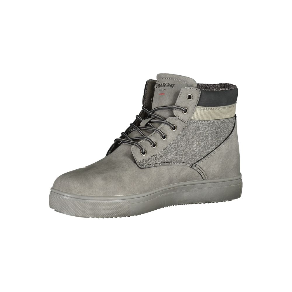 Carrera Grey Polyurethan Herren-Stiefelette