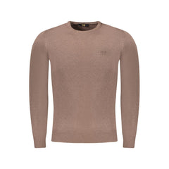 Cavalli Class Brown Viscose Men Sweater