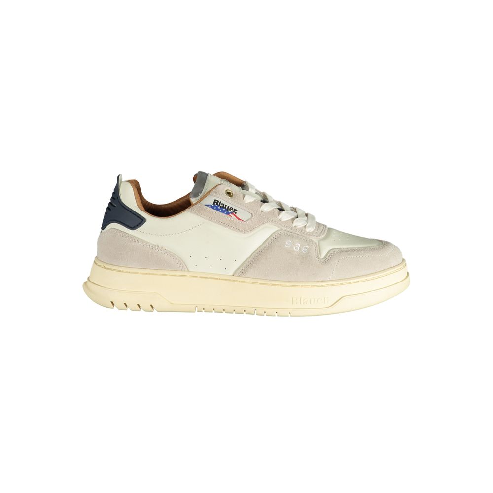 Blauer Bianco Polyurethan Herren-Sneaker
