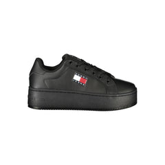 Tommy Hilfiger Zwarte Polyurethaan Damessneaker
