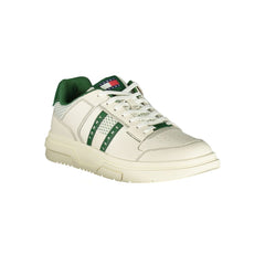 Tommy Hilfiger Green Leather Men Sneaker
