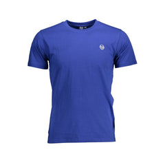 Sergio Tacchini Blue Cotton Men T-Shirt