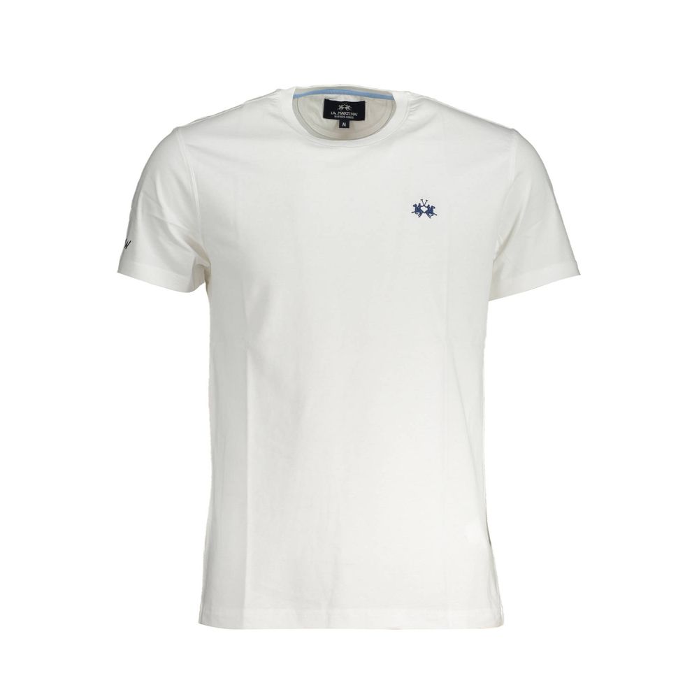 La Martina Bianco Baumwoll-Herren-T-Shirt