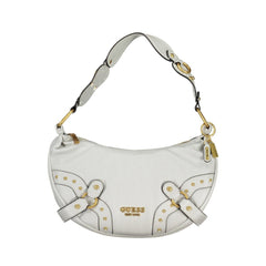 Guess Jeans Grigio Polyurethaan Dames Schoudertas
