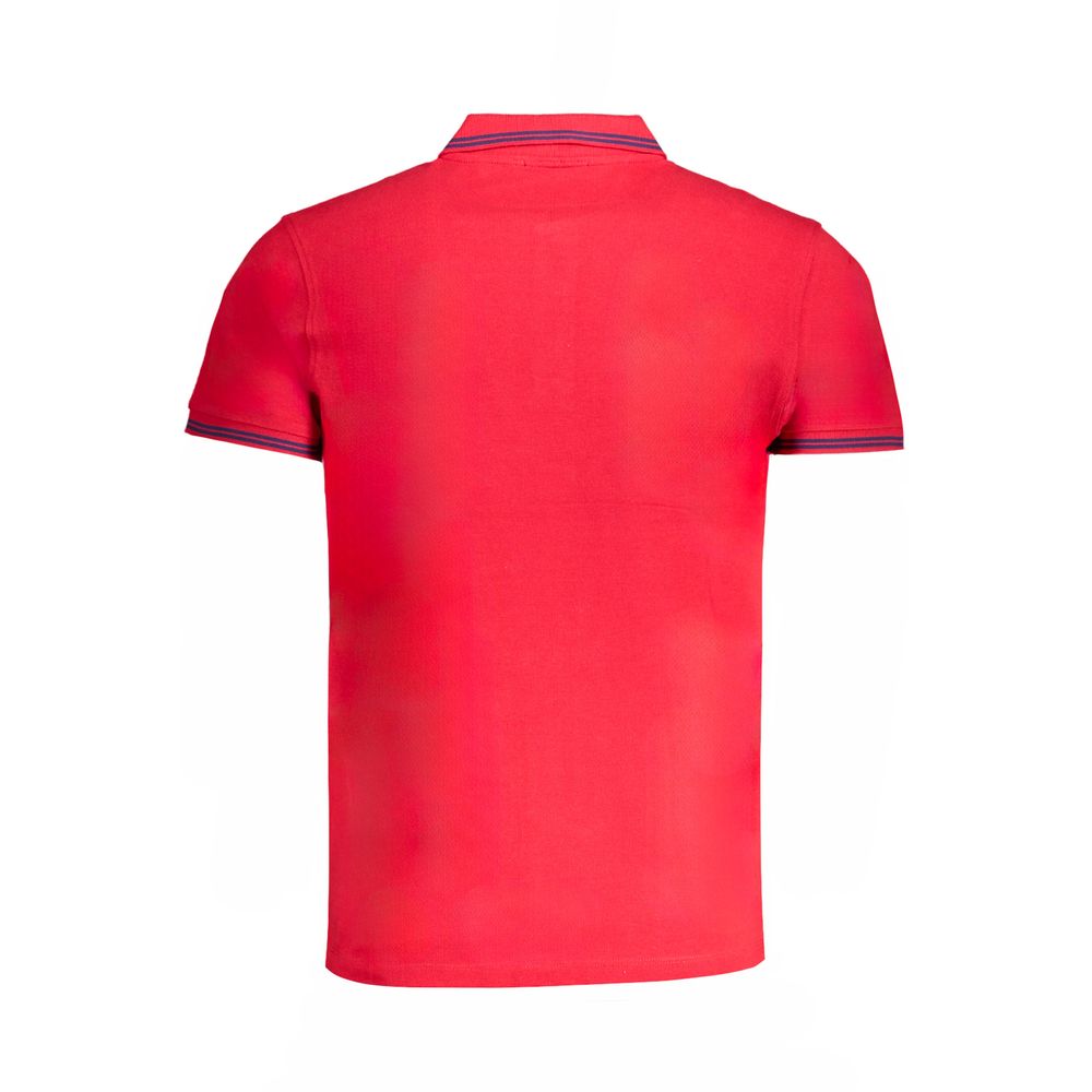 Cavalli Class Rotes Poloshirt aus Baumwolle für Herren