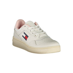 Tommy Hilfiger Damen Sneaker aus weißem Leder