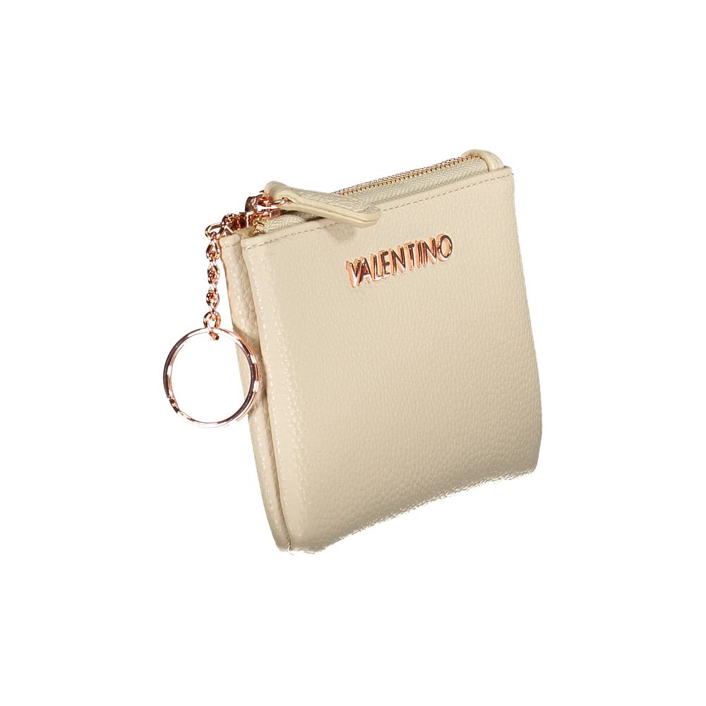Mario Valentino Beige Polyethylen Damen Geldbörse