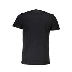 Cavalli Class Black Cotton Men T-Shirt