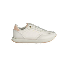 Tommy Hilfiger Damen Sneaker aus weißem Leder