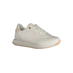 Tommy Hilfiger Damen Sneaker aus weißem Leder