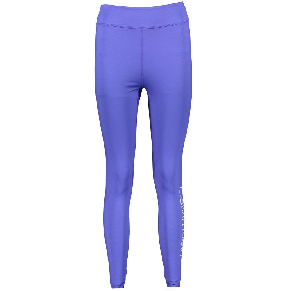 Calvin Klein Blaue Leggings aus Polyester für Damen