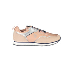 U.S. POLO ASSN. Rosa Polyurethan Damen-Sneaker