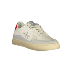 Calvin Klein Witte Polyurethaan Heren Sneaker
