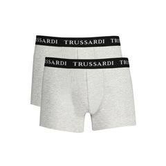 Trussardi Brown Cotton Men Boxer Underwear