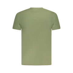 Cavalli Class Green Cotton Men T-Shirt