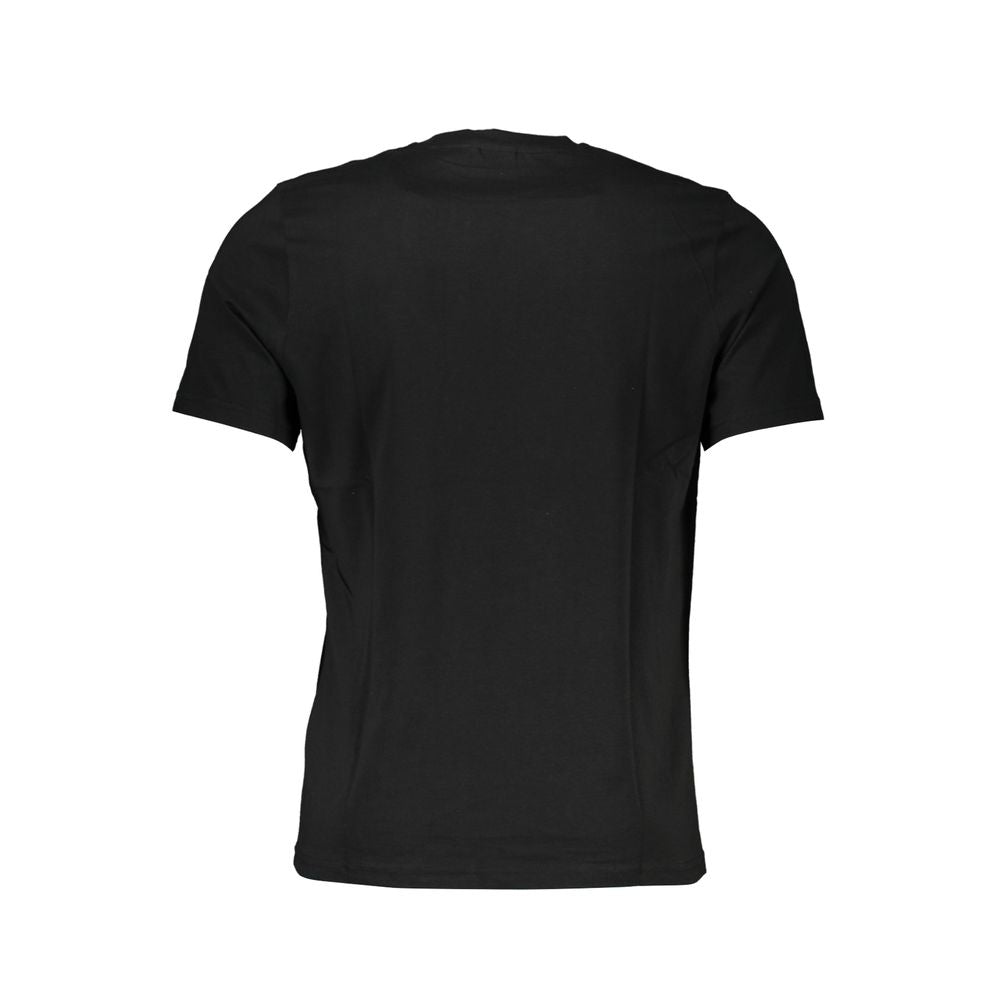 North Sails Schwarzes Baumwoll-T-Shirt für Herren
