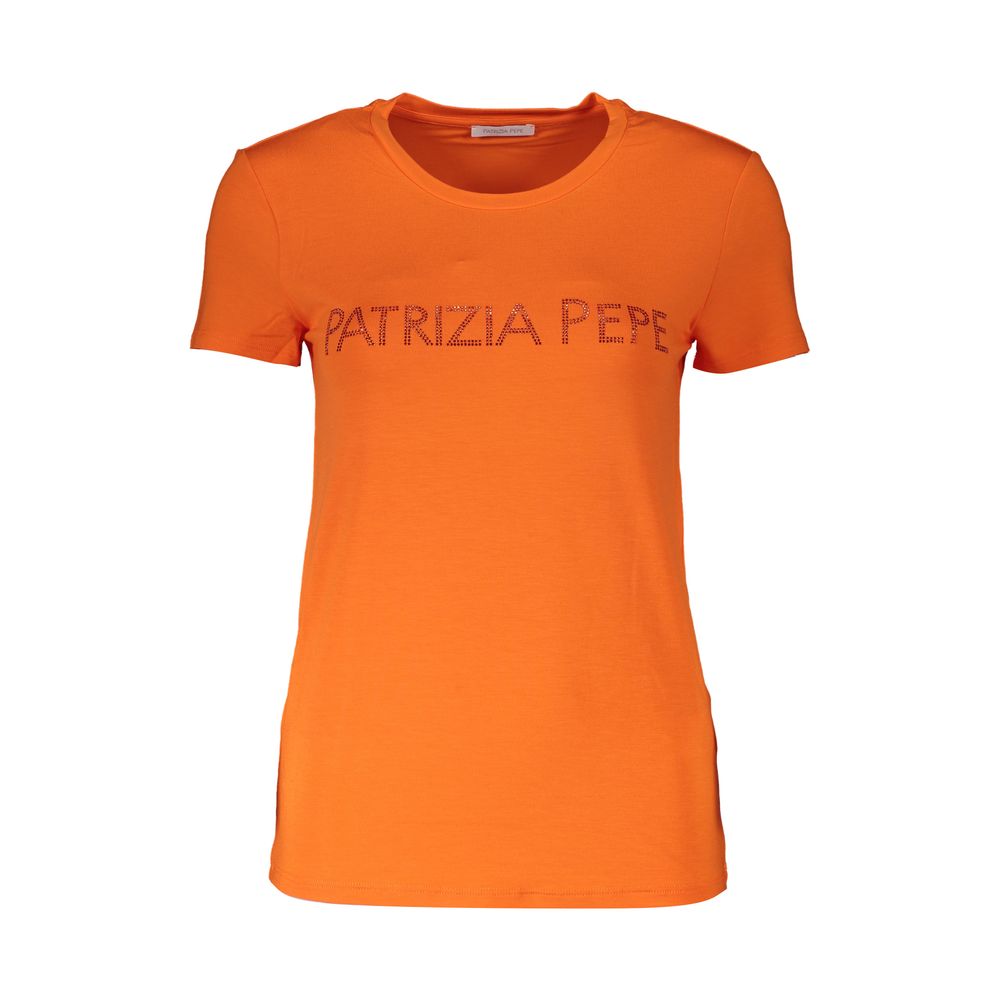 Patrizia Pepe Arancione Viscose Damen T-Shirt