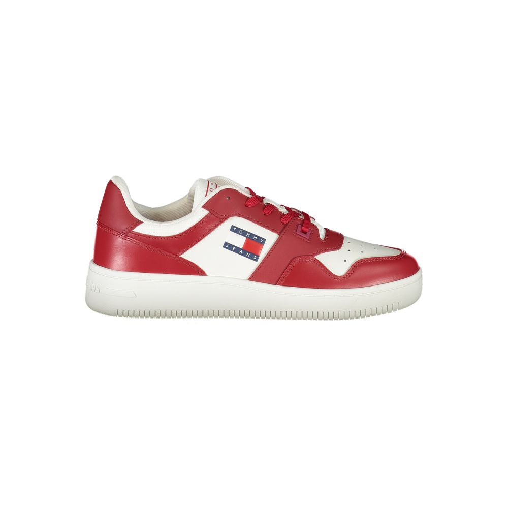 Tommy Hilfiger Rosso Leder Herren Sneaker